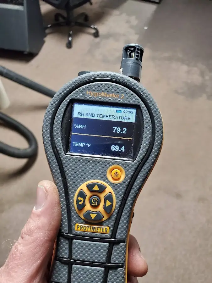Moisture meter humidity assessment for Fire & Smoke Damage Restoration in North Springfield
